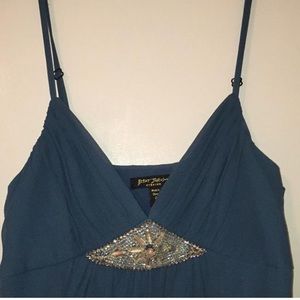 Betsey Johnson teal cocktail dress